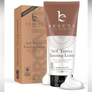 NWT Beauty By Earth Self Tanner (still in sealed box) Shade Medium to Dark.